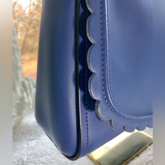 Kate Spade New York Maple Ct Scallop Jazmin Royal Blue Shoulder Bag - Picture 4 of 10